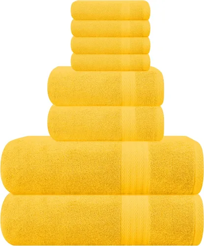 Vista 45 de GLAMBURG Sábana de baño de algodón extra grande premium de 700 GSM 35x70 - 100% algodón peinado - Calidad de hotel y spa de lujo - Duradera