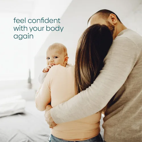 Vista 6 de Upspring Shrinkx Belly Charcoal Postpartum Belly Wrap, Adjustable Postpartum Belly Band to Support, Slim and Smooth After Baby