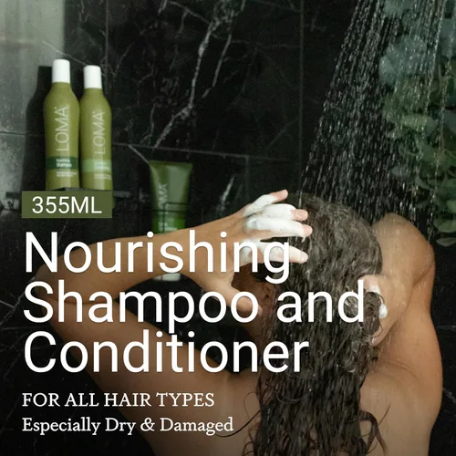 Vista 3 de Loma Hair Care - Champú y Acondicionador Nutritivo Duo