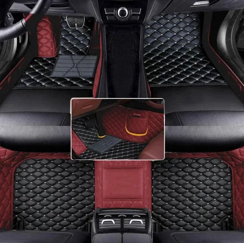 Vista 17 de Alfombrillas de cuero para auto personalizadas de ajuste completo - Mejora el interior de tu auto con forros específicos para vehículos - Perfectas