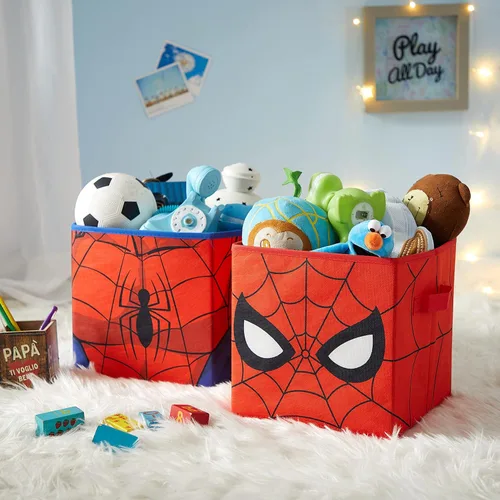 Vista 24 de Ryan's World - Juego de 2 cubos de almacenamiento duraderos con asas