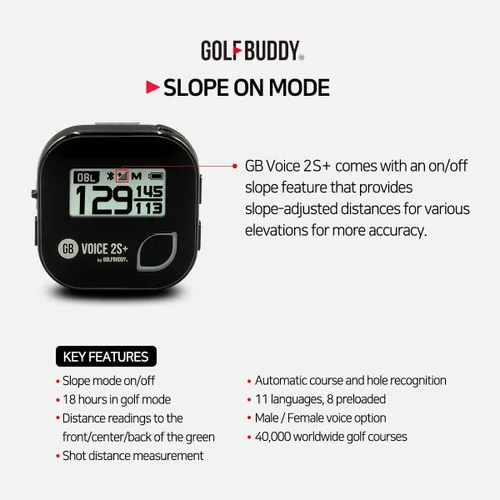 Vista 2 de Golf telémetro GPS GolfBuddy Voz 2
