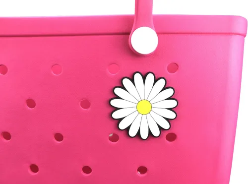 Vista 3 de Accesorios para bolsas de playa de PVC Totes de goma inserta encantos para bolso de Bogg