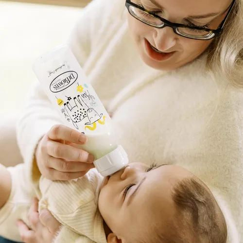 Vista 8 de Dr. Brown's Natural Flow Anti-Colic Options+ Biberón estrecho para bebé, cabra y ardilla, 8 oz/250 mL, con tetina de flujo lento nivel 1, libre