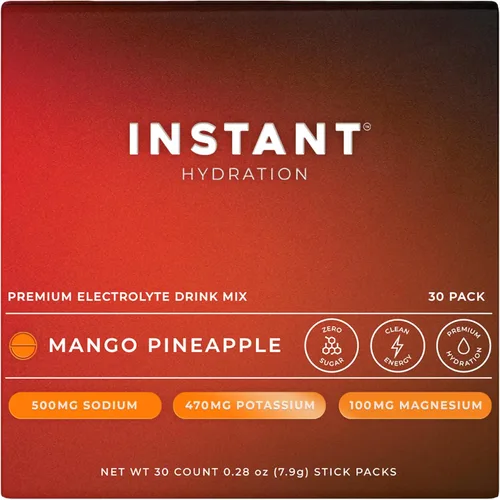 Vista 16 de Instant Hydration Sugar Free Electrolytes Powder Packets - Shawn Johnson Cherry Limeade Electrolyte Drink Mix & Travel Essentials - Boost Recovery