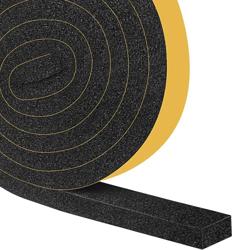 Vista 24 de Square Foam Weather Stripping for RV Doors & Extra Large Gaps 1x1In Sellos puertas de remolque, cámper y garaje, bloquea insectos, corrientes