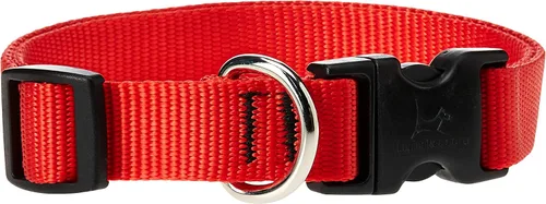 Vista 11 de Collar para perros, ajustable para perros pequeños a grandes. 3/4 de pulgada. De LupinePet, Azul