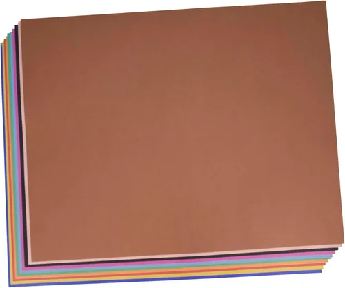 Escuela inteligentes 1485739 Railroad Junta, 4 capas de grosor, 22" x 28," Assorted Color (Pack de 25)