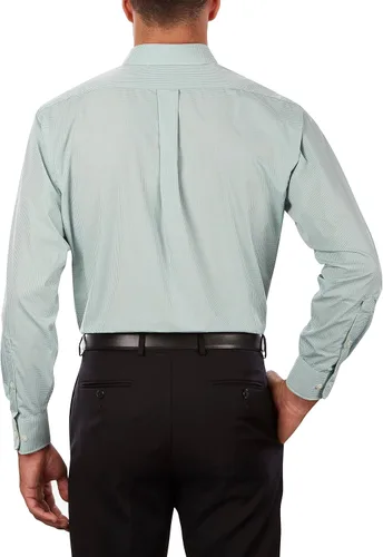 Vista 2 de Van Heusen Men's Regular Fit Gingham Button Down Collar Dress Shirt