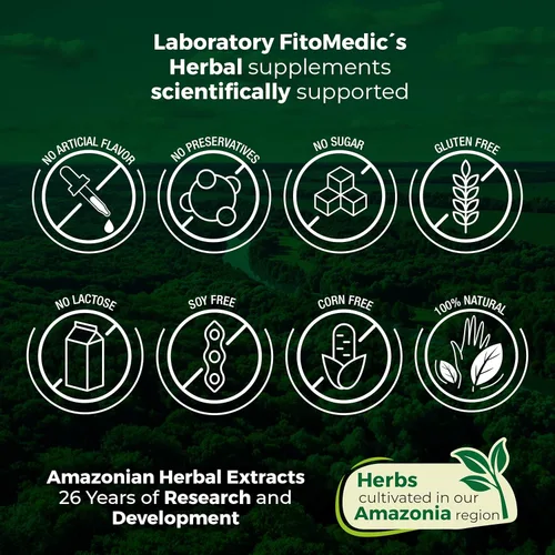 Vista 9 de FITO MEDIC'S Laboratorio Suplemento de cúrcuma y jengibre 180 Caps s.