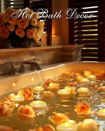 Vista 4 de Homemory Paquete de 6 velas flotantes LED sin llama de 3", 200 horas de duración con pilas, luces de té parpadeantes impermeables para jarrones