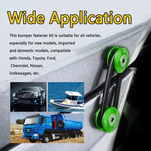 Vista 6 de ASUBHA Kit de Liberación Rápida para Parachoques de 4 Piezas, Soporte de Parachoques, Sujetadores de Guardabarros del Maletero y Tapas de Escotilla