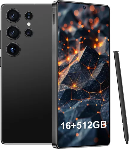 BDWJW I25 Ultra Smartphone 16GB+512GB Android 14 Smartphone, 6.99" FHD+ Display, 7000mAh Battery, 108MP+68MP Dual Camera, Built-in Pen Stylus, Fast