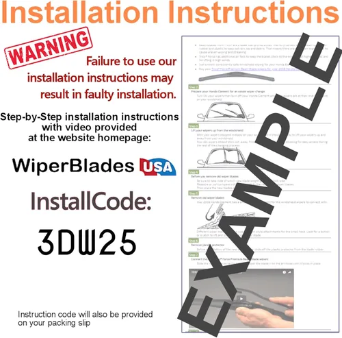 Vista 3 de Performance Beam Wipers compatible with Daewoo Lanos 1999 (Set of 2) Wiper Blades