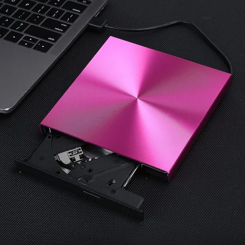 Vista 6 de Cuifati USB 3.0 Grabador externo de CD de DVD, reproductor de lector de aleación de aluminio, Plug and Play Slim Drive para PC Laptop Desktop