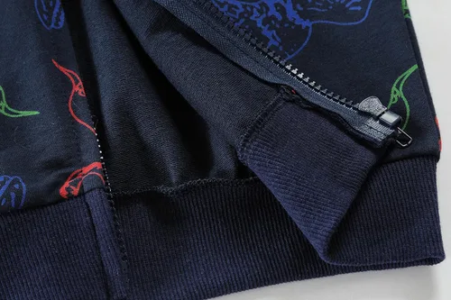 Vista 7 de Sudadera con capucha para niños pequeños, sudadera con capucha para bebé, con cremallera, abrigo de manga larga para invierno, camisas con capucha