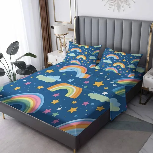 Vista 21 de Sábanas de aguacate tamaño individual – Sábanas kawaii, microfibra suave y bolsillo profundo, sábanas y fundas de almohada estampadas sin arrugas, 3