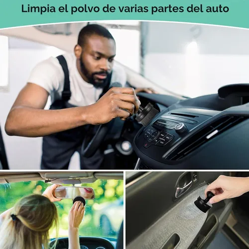 Vista 4 de Dreyoo - Paquete de 2 cepillos aplicadores de brillo de neumáticos de automóvil con cubierta de sello incluida