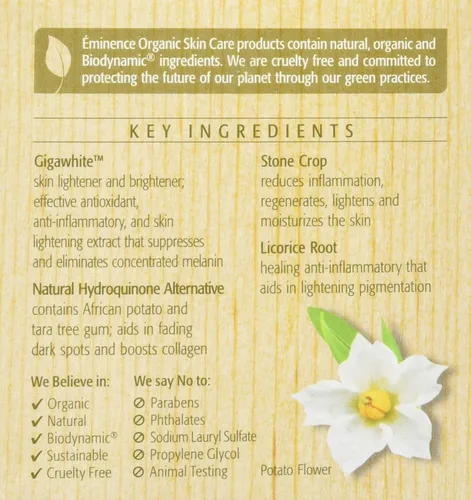 Vista 3 de Eminence Organic Skincare Máscara de piel brillante, 2 onzas