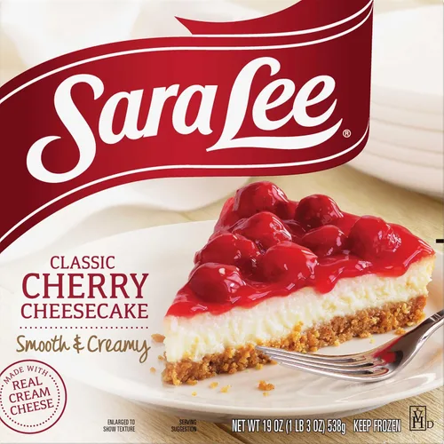 Vista 5 de Sara Lee Tarta de queso de cereza, 19 onzas, 12 por caja.