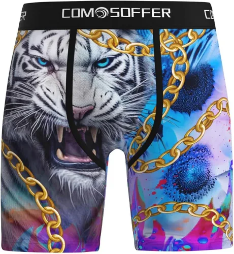 Vista 2 de Calzoncillos tipo bóxer para hombre Ropa interior divertida Regalos de broma para hombres