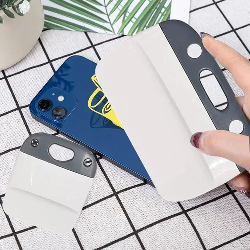 Vista 4 de 2 raspadores, raspador XL, herramientas de deshierbe artesanales, herramienta básica para desbrozadora de vinilo, gris