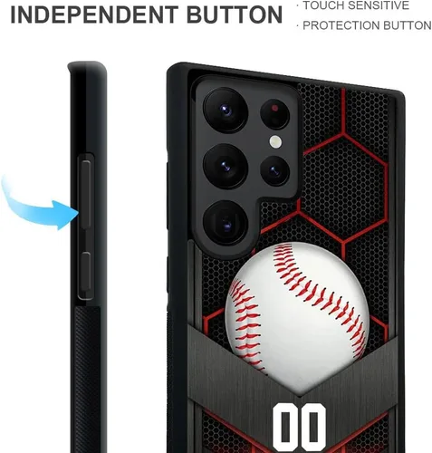 Vista 4 de DJSOK Compatible con funda de teléfono para Samsung Galaxy S25/S24/S23/S22 Ultra/Plus S22 Note 20/20U S21P S21P S21 FE S20 Ultra S20P S20 S20 S20P