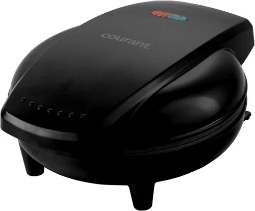 Vista 3 de Courant Plancha/Mini Horno Plancha Compacta de 7 Pulgadas Plancha Personal/Horno para Pizza Negro