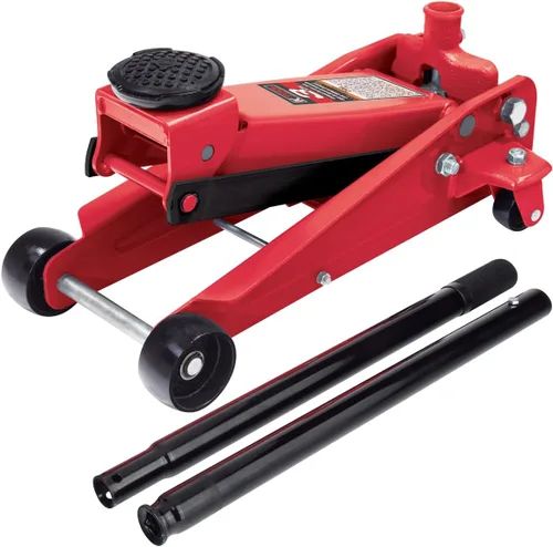 K Tool International 63131B Gato de piso de servicio automotriz de 3 toneladas para garajes, talleres de reparación y bricolaje, portátil, compacto,