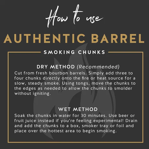 Vista 3 de Midwest Barrel Co. Cubo de 20 libras de barril de bourbon BBQ trozos de madera para ahumar – Auténticos trozos de madera de roble americano