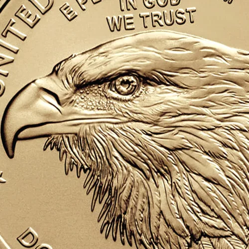 Vista 4 de 2024 - Moneda de 1/10 oz American Gold Eagle brillante y sin circular con caja original de la Casa de la Moneda de Estados Unidos y certificado