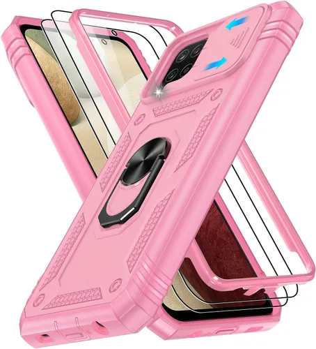 Vista 53 de Gritup Funda para Google Pixel 6: Funda Pixel 6 con 2 protectores de pantalla, soporte magnético y cubierta de cámara deslizante Funda de grado