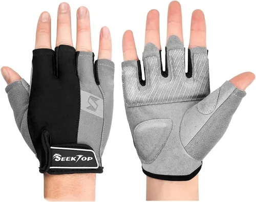 Seektop Guantes de entrenamiento para mujeres y hombres, guantes de entrenamiento para levantamiento de pesas, guantes de ejercicio para