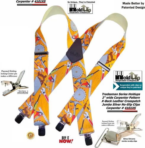 Vista 2 de Tirantes Holdup de 2 pulgadas de ancho de la serie Tradesman para hombre