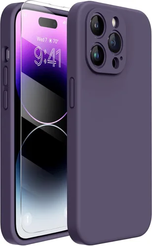 Vista 190 de Miracase Funda ultradelgada diseñada para iPhone SE 2022 (3ª generación)/iPhone SE 2020 (2ª generación)/iPhone 7/iPhone 8 con protector de pantalla