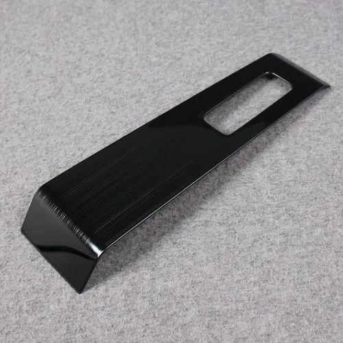 Vista 3 de Para Mitsubishi New Outlander 2022 2023 2024 Cubierta interior del panel de cambio de palanca de cambios de la consola delantera (negro)