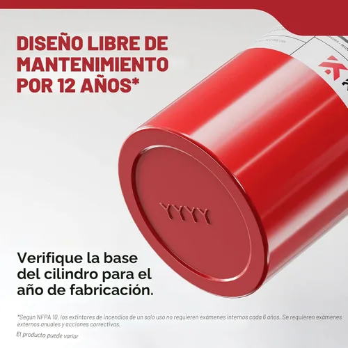 Vista 10 de Kidde, FA110G, Extintor multiusos para casa, oficina, dormitorio, residencial, 1A10BC