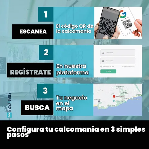 Vista 6 de MESSAGENES Tarjeta de PVC Revítanos en Google QR Code y NFC + Instagram Tarjeta de visita NFC Google Reviews + Instagram Código QR