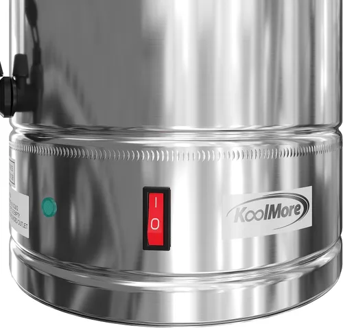 Vista 10 de KoolMore Cafetera eléctrica de percolador, 100 tazas de 500 onzas, olla de acero inoxidable con aislamiento de doble pared para salas de descanso