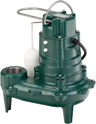 Zoeller Waste-Mate 267-0001 Bomba de aguas residuales, 1/2 HP automática