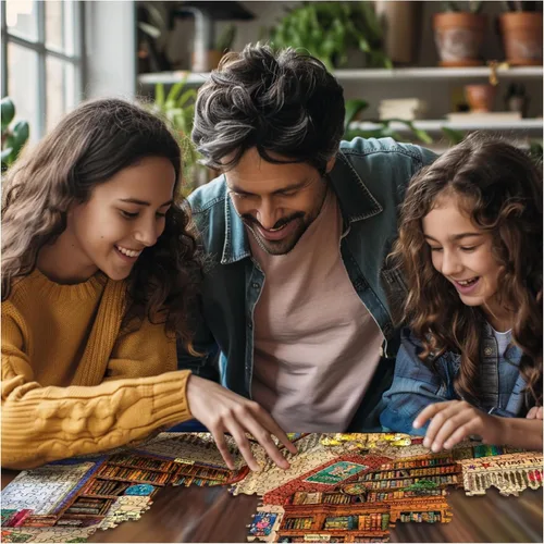 Vista 4 de White Mountain Puzzles Readers Paradise rompecabezas de 1000 piezas