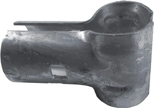 Vista 8 de ABRAZADERA FINAL/ABRAZADERA DE Panel T: Abrazadera de valla de enlace de cadena de 1-3/8" (para t-ing en una tubería (1-3/8" x 1-3/8"). 1 ABRAZADERA